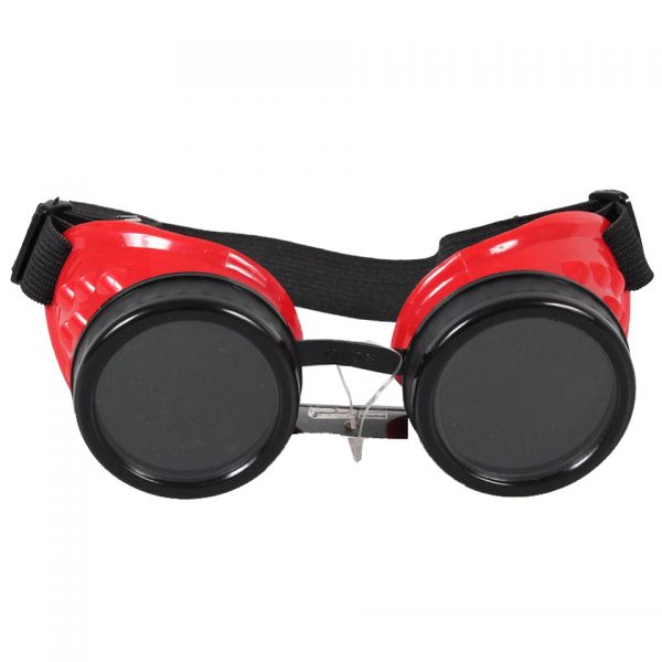 Poizen Industries Steampunk Cyber Goggles Red