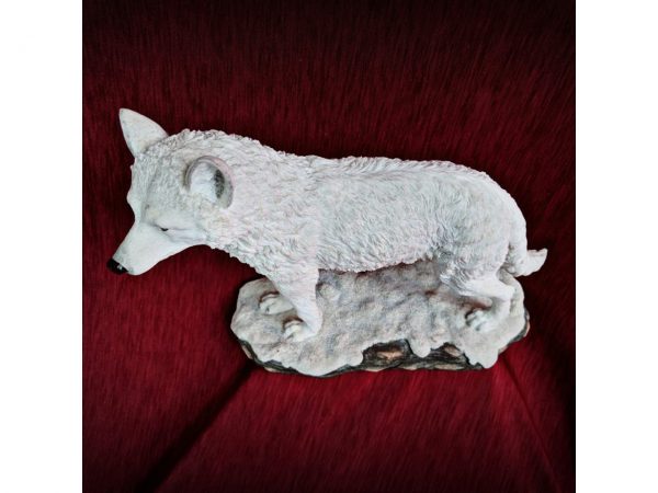 Winter Spirit Wolf Figure