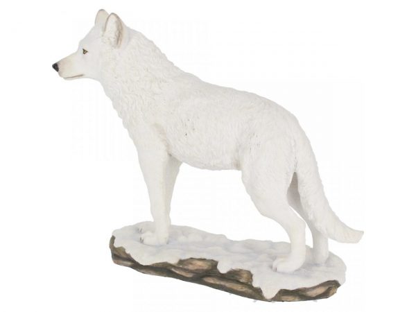 Winter Spirit Wolf Figure