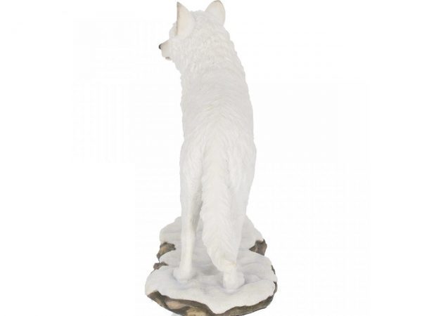 Winter Spirit Wolf Figure