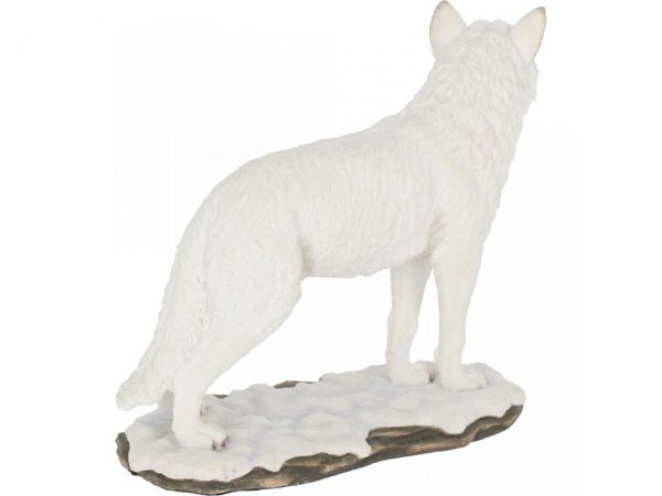 Winter Spirit Wolf Figure