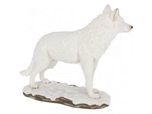 Winter Spirit Wolf Figure