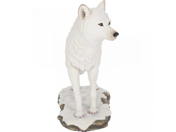 Winter Spirit Wolf Figure