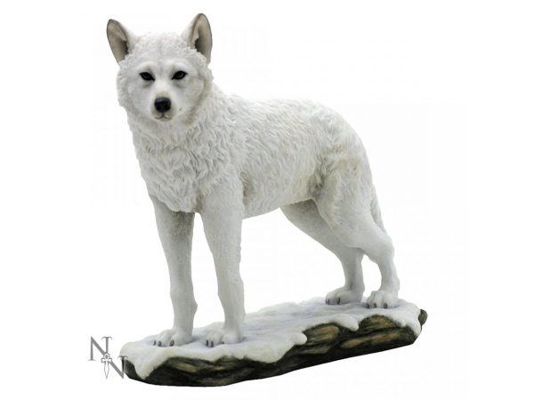 Winter Spirit Wolf Figure