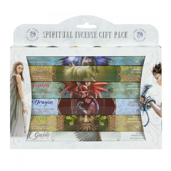 Spiritual Incense Stick Gift Pack Anne Stokes Fairy Dragon Angel Unicorn