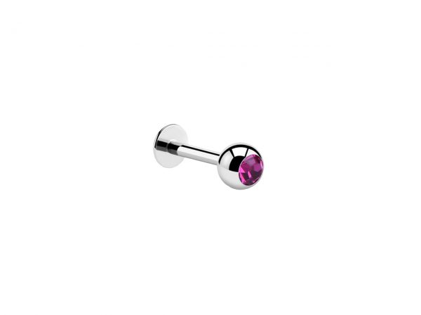 Gemmed Titanium Labret Sparkle Jewel Body Jewellery Piercing
