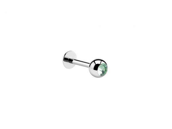 Gemmed Titanium Labret Sparkle Jewel Body Jewellery Piercing