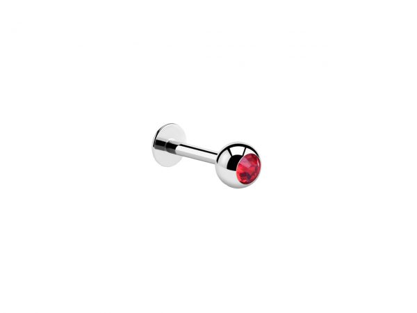 Gemmed Titanium Labret Sparkle Jewel Body Jewellery Piercing