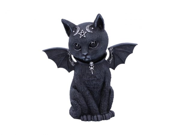 Malpuss Cat Nemesis Now Baphomet Occult Witchcraft Familiar Spiritual Dark Spirits Figure Magic Pentagram