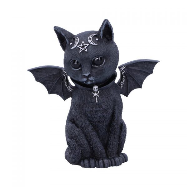 Malpuss Cat Nemesis Now Baphomet Occult Witchcraft Familiar Spiritual Dark Spirits Figure Magic Pentagram