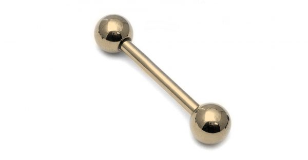 Rose Gold 1.6 Titanium Barbell