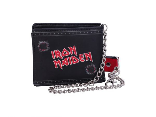 Iron Maiden Eddie Trooper Iconic Band Wallet Chain Merch Music Rock Metal Emo