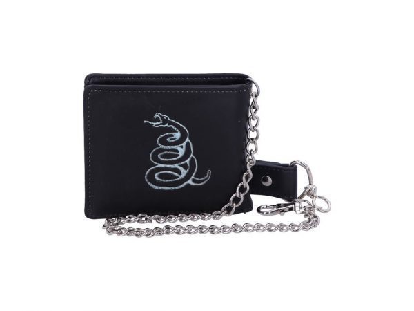 Metallica Black Album Snake Iconic Band Wallet Chain Merch Music Rock Metal Emo