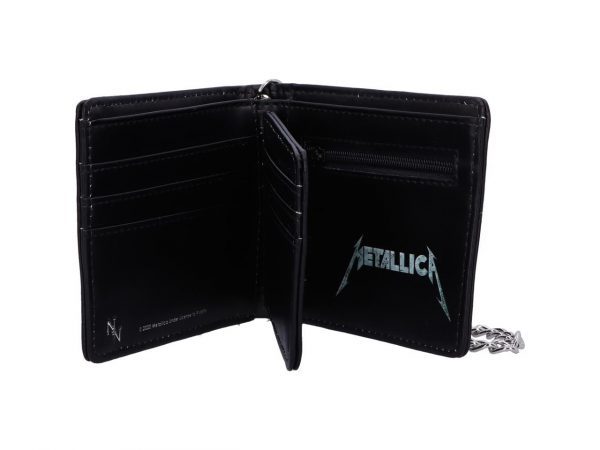 Metallica Black Album Snake Iconic Band Wallet Chain Merch Music Rock Metal Emo