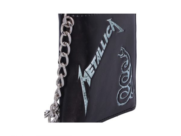 Metallica Black Album Snake Iconic Band Wallet Chain Merch Music Rock Metal Emo