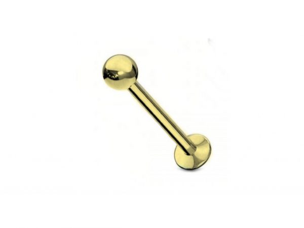 Gold PVD Coated Titanium Labrets