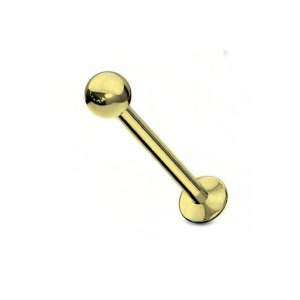 Gold PVD Coated Titanium Labrets