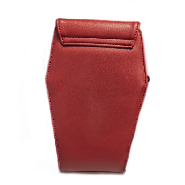 Red Mini Coffin Bag - Image 3