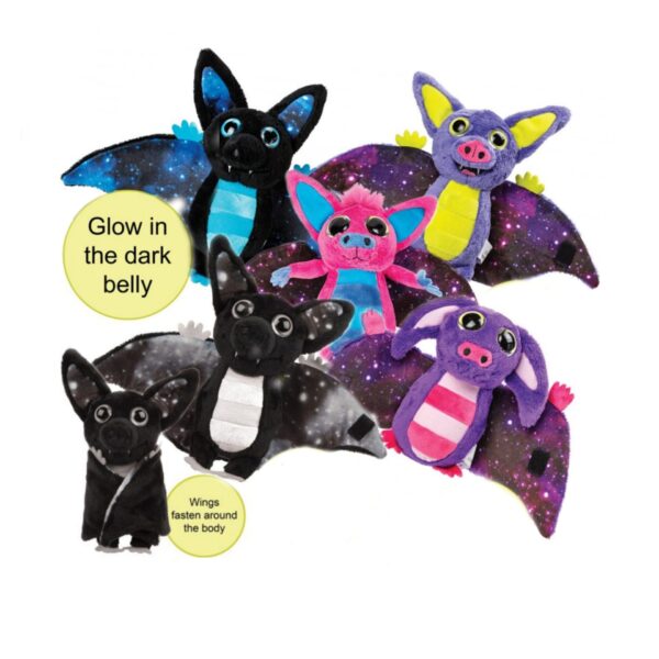 Glowing Plush Bats