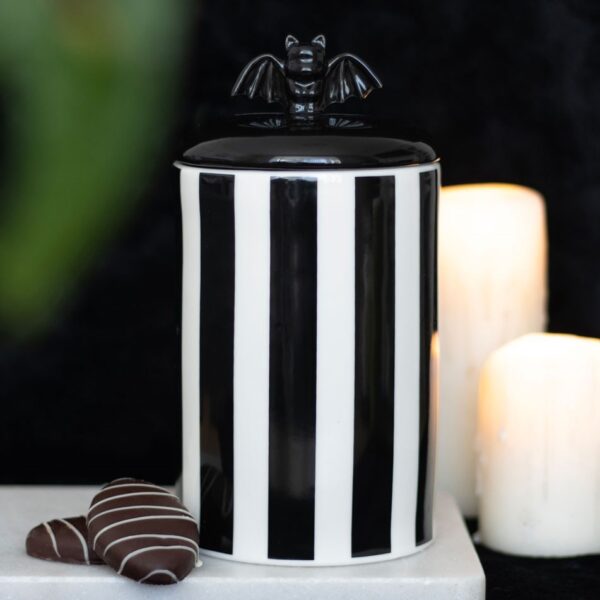 Stripe Bat Storage Jar - Image 2