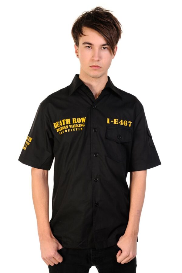 Black Death Row Shirt - Image 2