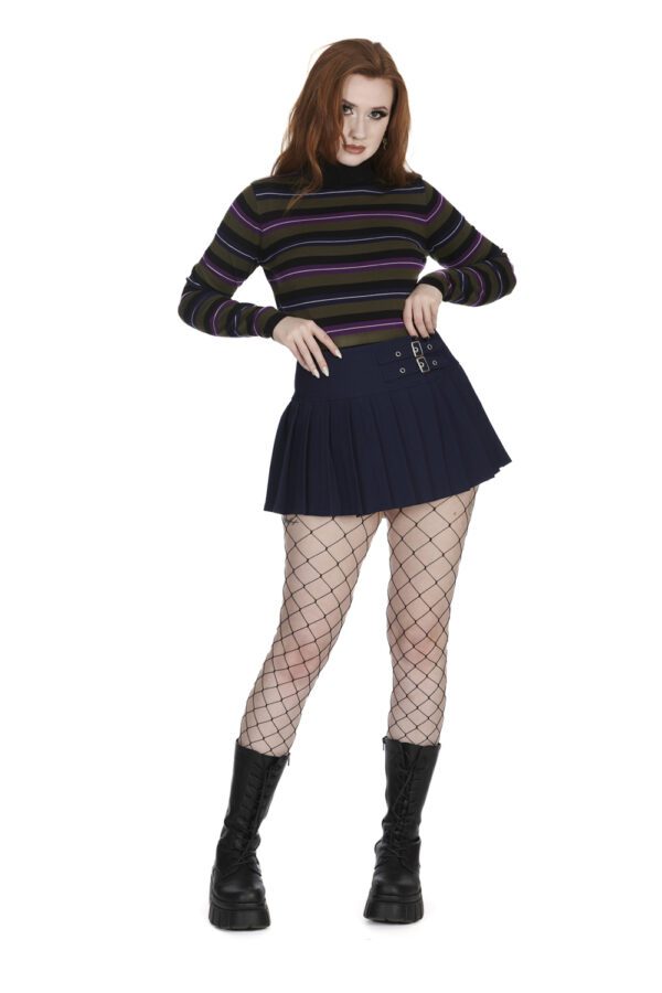 Darkdoll Mini Skirt (Blue) - Image 2