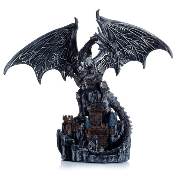 Wings of Magic Silver Castle Guardian Dragon