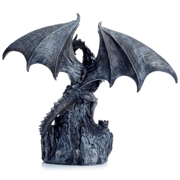 Wings of Magic Silver Castle Guardian Dragon - Image 3