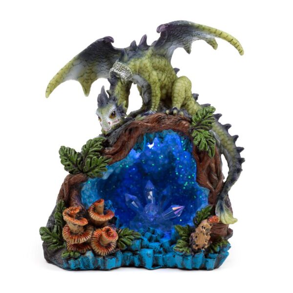 Sweet Dreams Baby Dragon LED Woodland Crystal Cave - Image 2