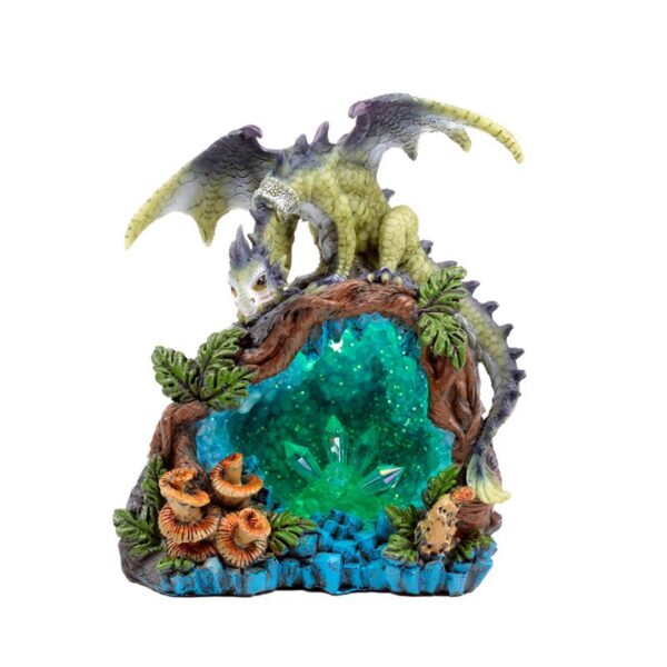 Sweet Dreams Baby Dragon LED Woodland Crystal Cave